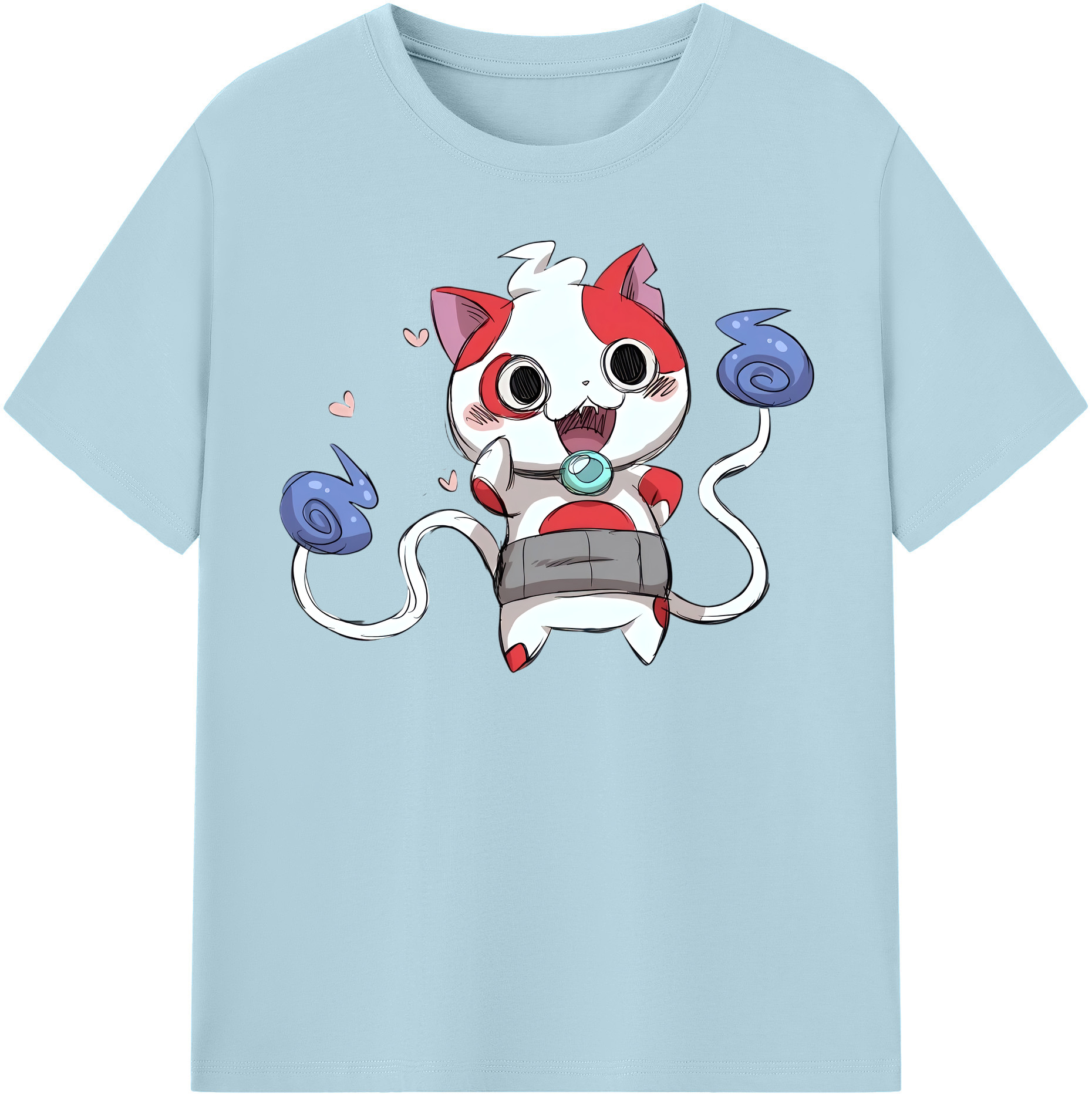 （画像用） 妖怪ウォッチ Yo-kai Watch 綿100％半袖Tシャツ（フロントプリント）